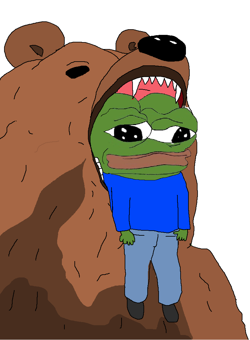 Pepe bears mouth — Pepe meme