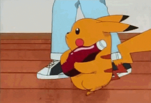 Pikachu Carrying Ketchup — Reaction meme