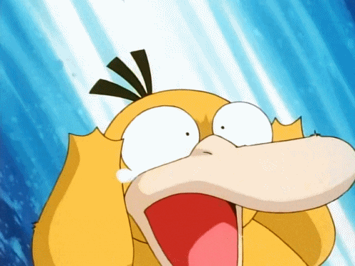 Psyduck Scared — Reaction meme