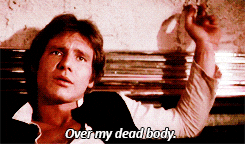 Over My Dead Body — Reaction meme