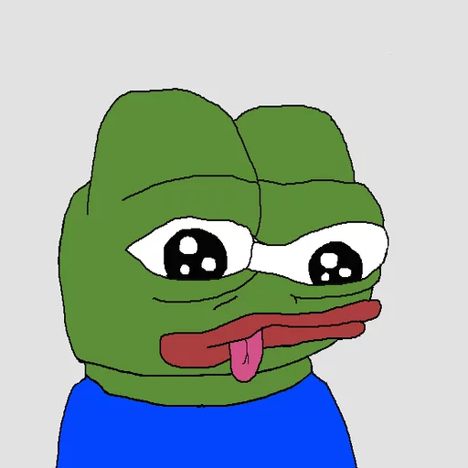 Tongue out Frog Friends sticker — Sticker Packs meme