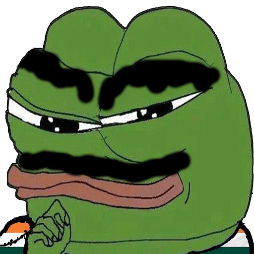 Scheming grin Jeet Degen sticker — Sticker Packs meme