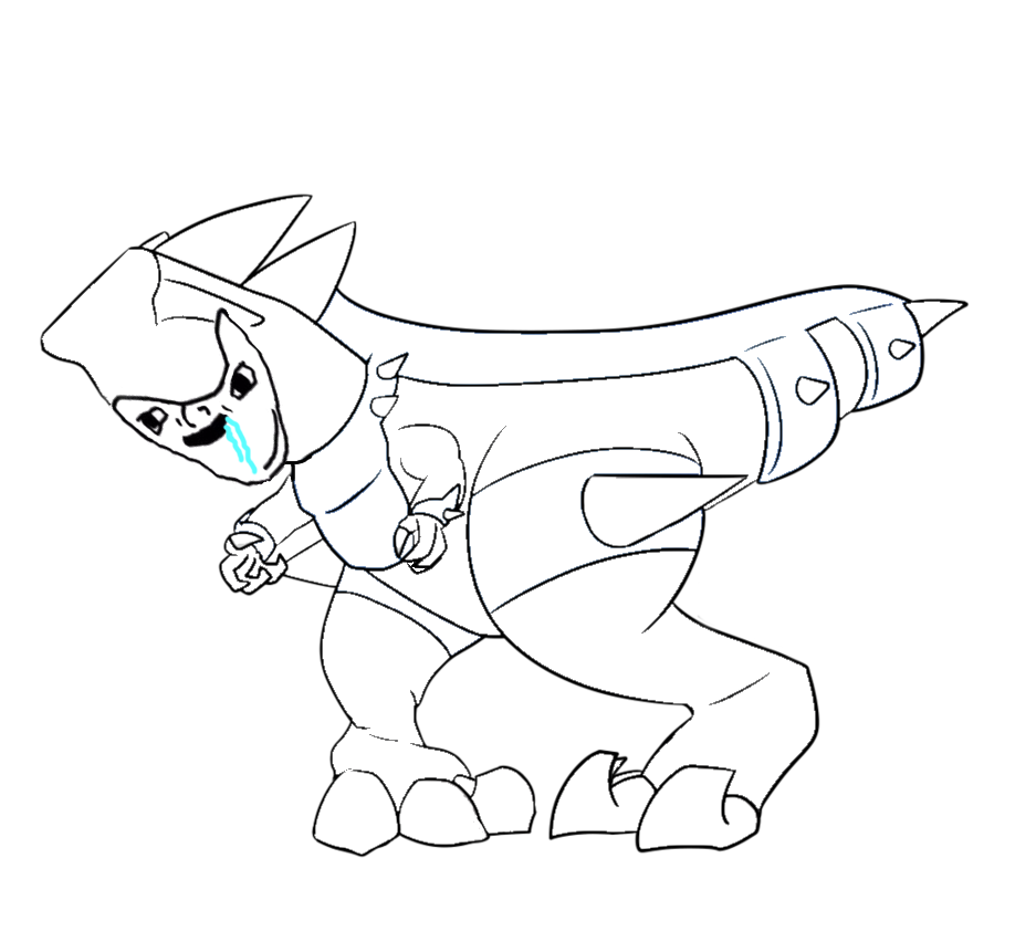 Brainlet dinosaur — Brainlet meme