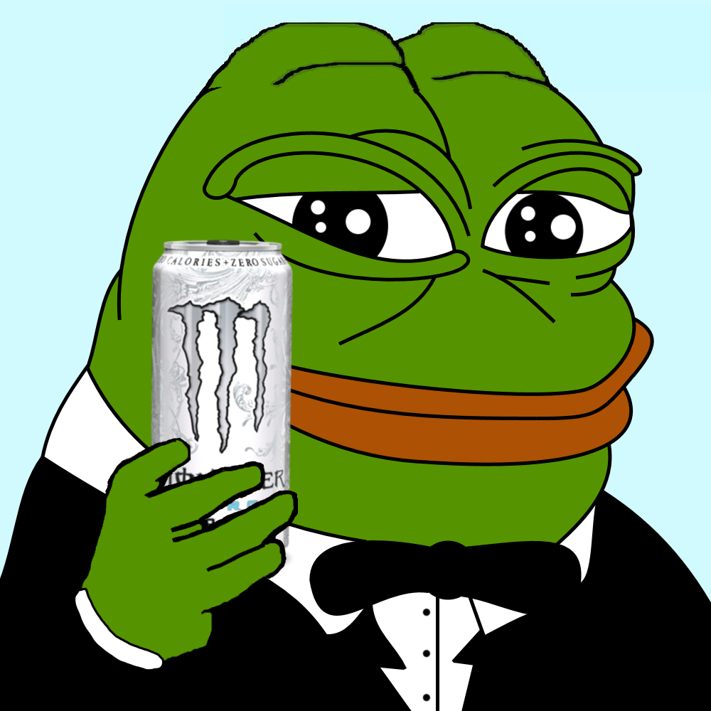 Pepe monster cheers — Pepe meme