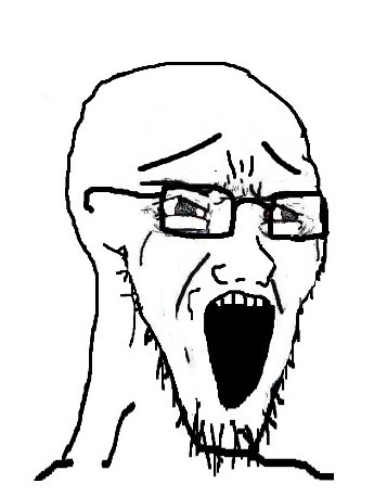 Wojak soy boy sad face — Wojak meme