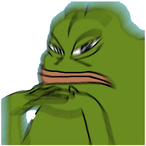 Angry stock chart Groyper sticker — Sticker Packs meme
