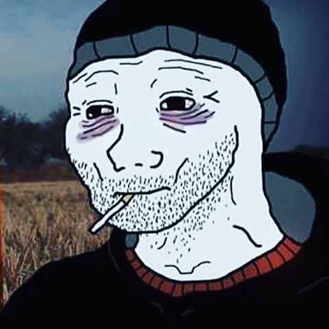 Wojak doomer unshaved wheat field — Wojak meme