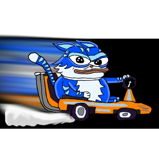 Toshi cat real fast car — $TOSHI meme