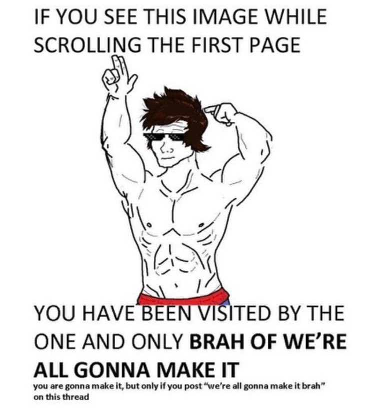 Wojak zyzz making it brah — Wojak meme