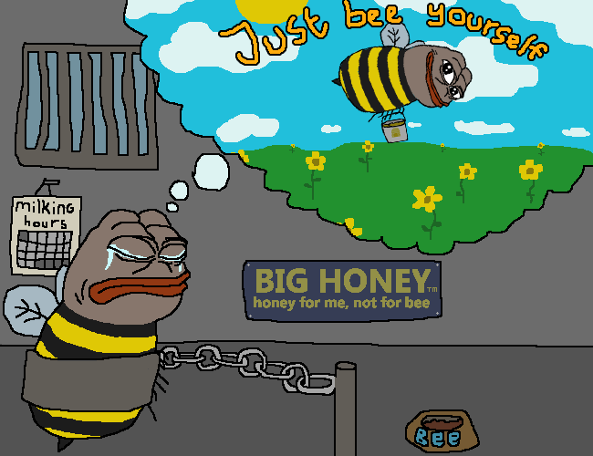 Pepe worker bee — Pepe meme