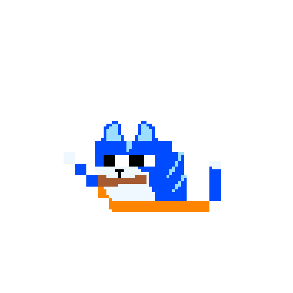 Toshi cat 8 bit dance — $TOSHI meme