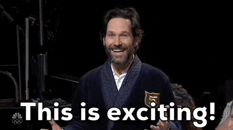 This Is Exciting! Paul Rudd — Reaction meme