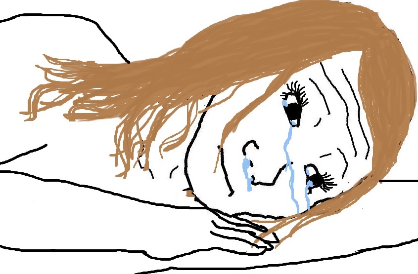 Wojak girl crying — Wojak meme