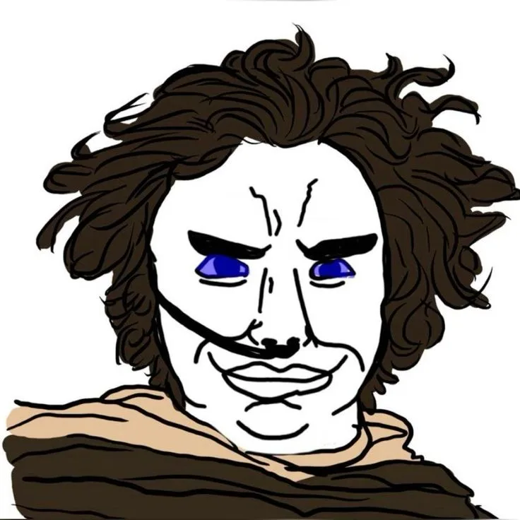 Locked in chud — Wojak meme