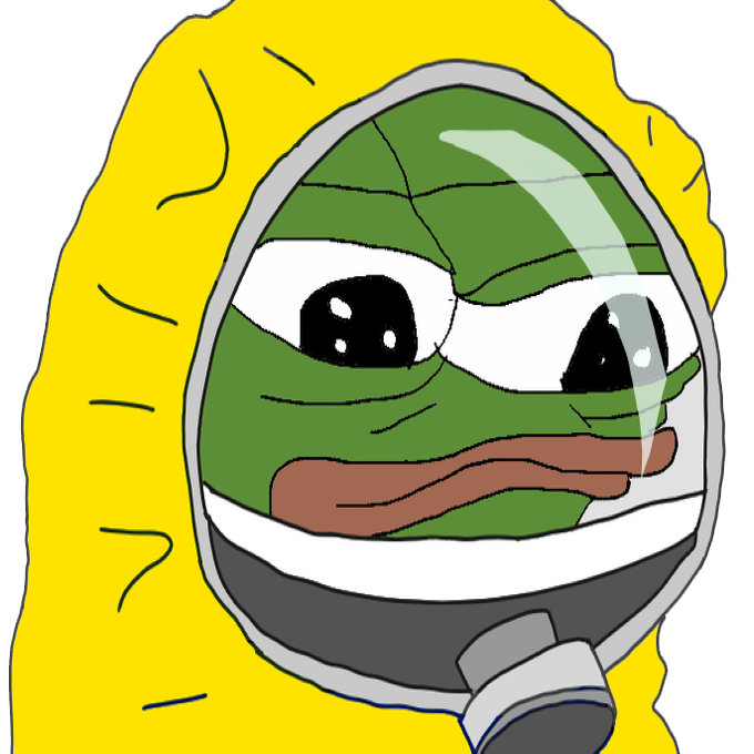 Pepe hazmat neutral face — Pepe meme