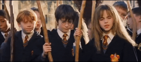 Harry Potter FLying Class — Reaction meme