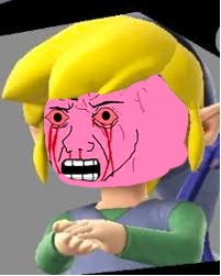 Pink wojak pink link — Wojak meme