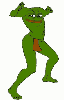 Pepe creature dancing — Pepe meme