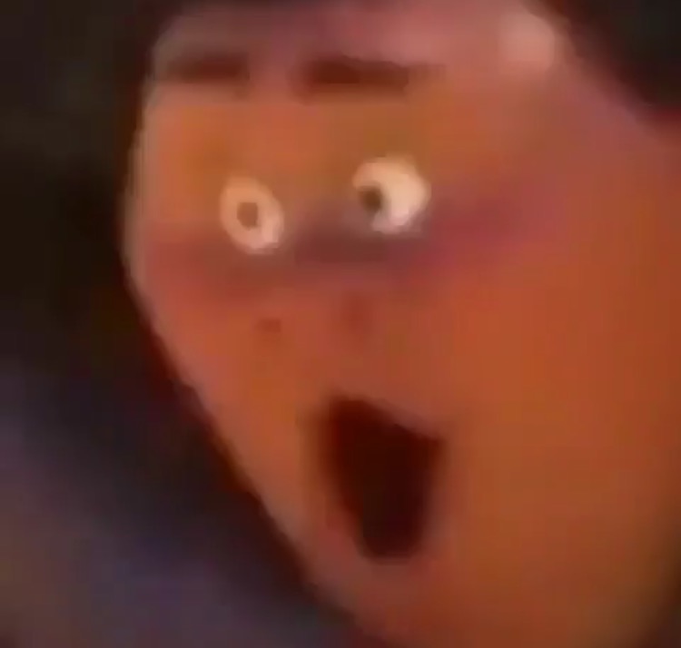 Suprised animated kid — Reaction meme