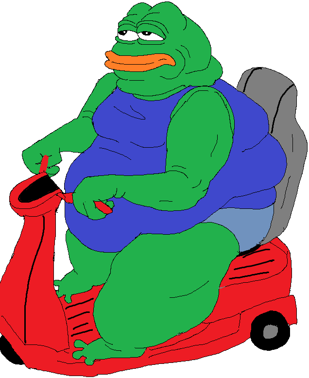 Pepe mobility scooter — Pepe meme