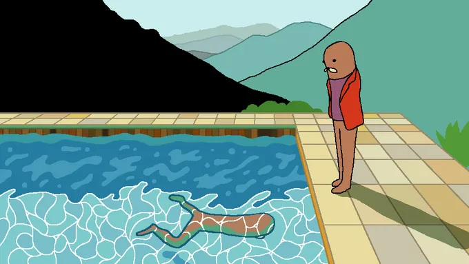 Gondola pool — Reaction meme