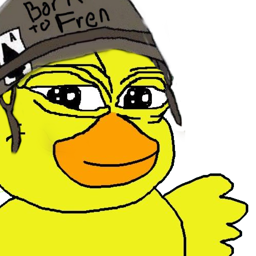 Pepe duck born to fren — Pepe meme