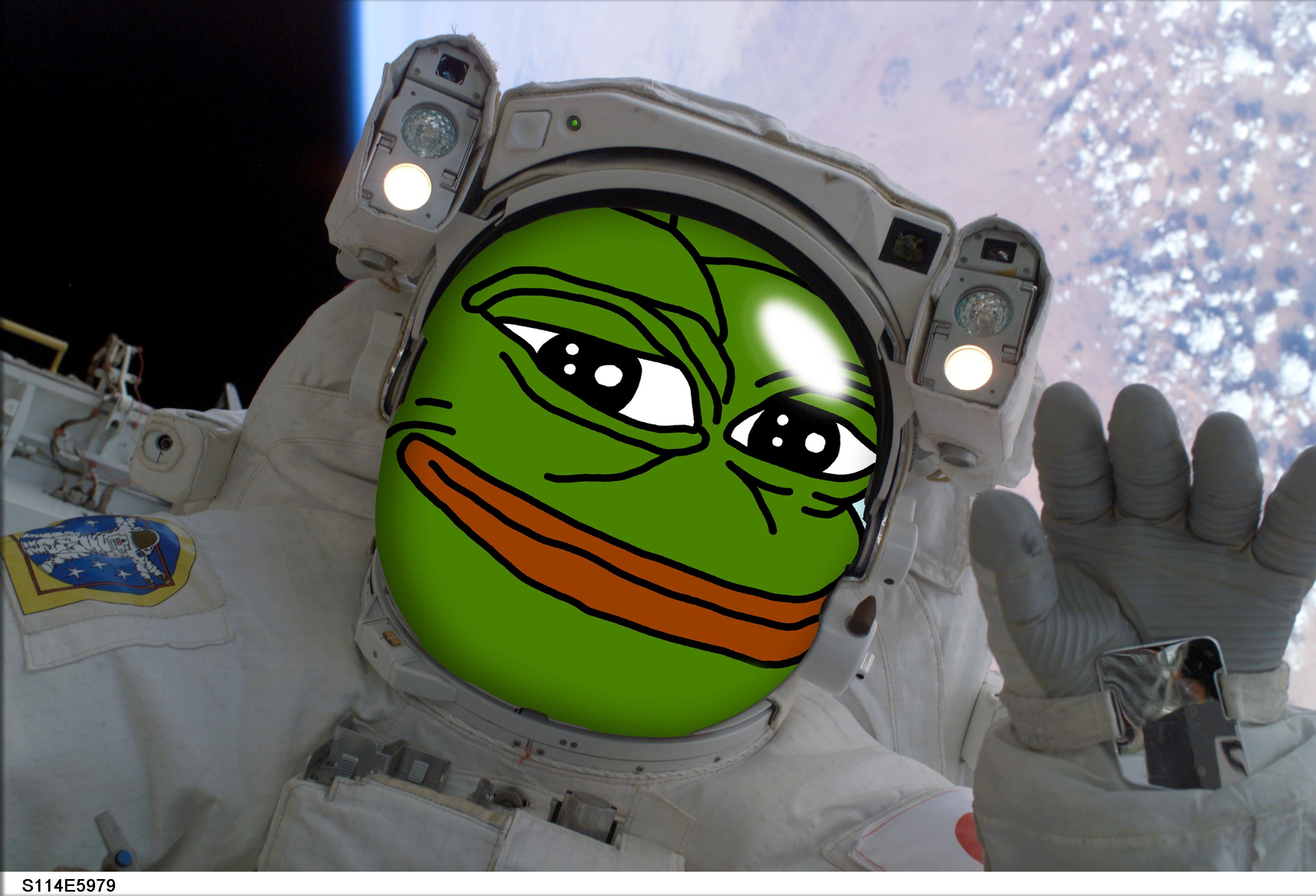 Pepe spacewalk — Pepe meme