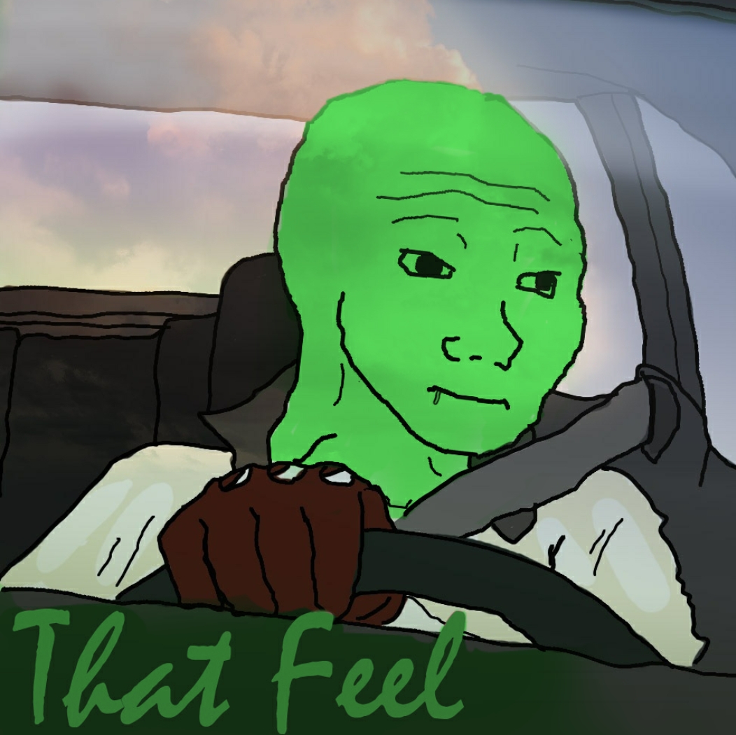 Green wojak feels — Wojak meme
