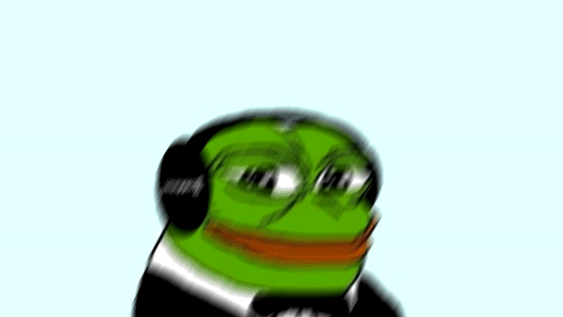 Pepe tuxedo moving around — Pepe meme