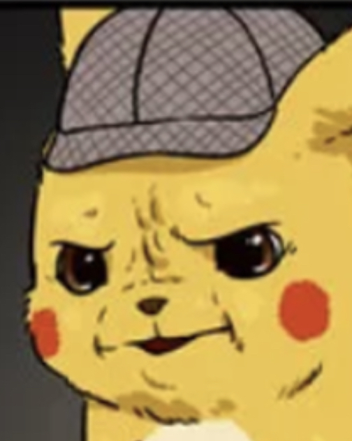 Pikachu angry wearing ball cap — Reaction meme