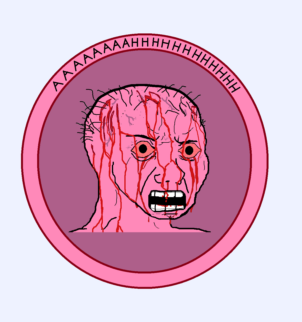 Pink wojak token — Wojak meme