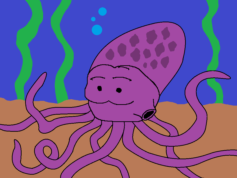 Cartoon octopus — Reaction meme