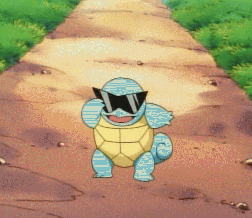 Squirtle Take Off Sunglasses — Reaction meme