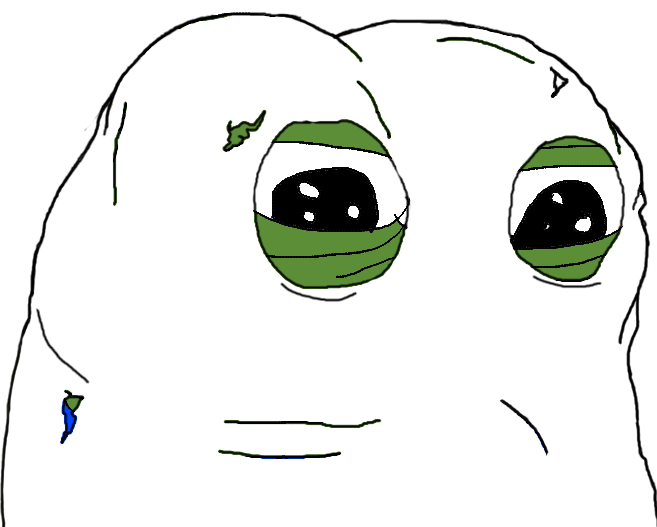 Pepe wearing halloween costume ghost — Pepe meme