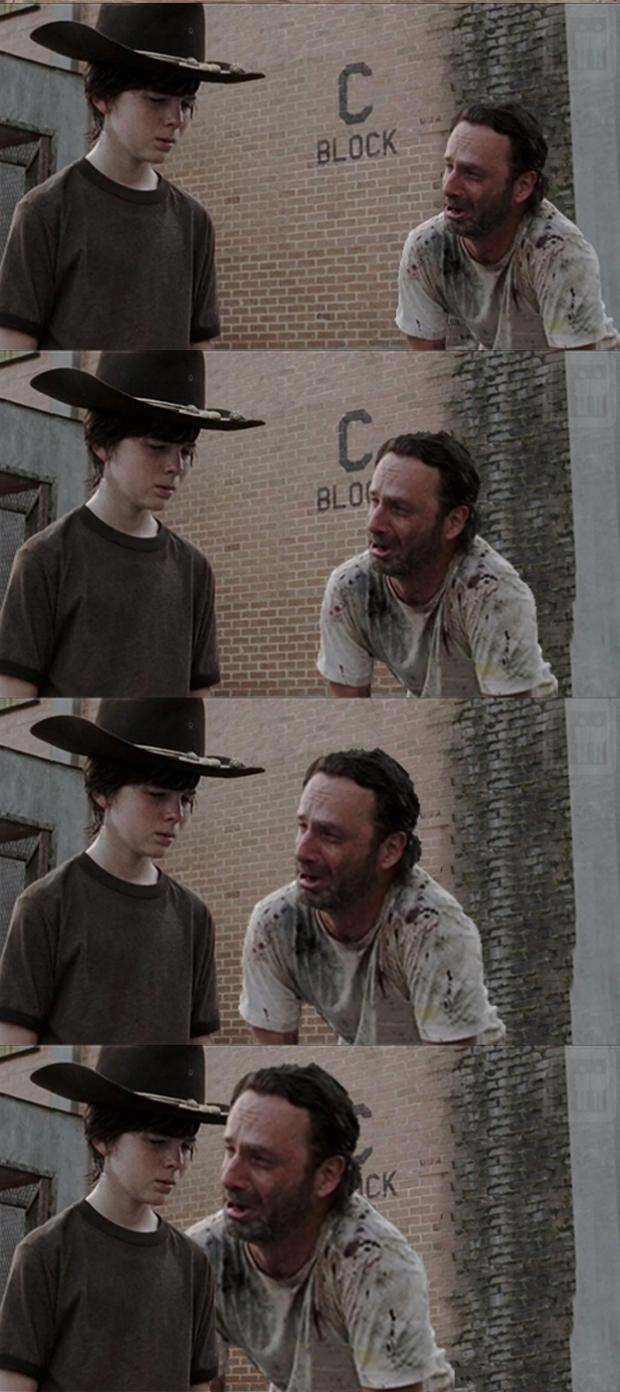 Rick and Carl Long meme template — Templates meme