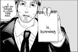 Makima is listening meme template — Templates meme