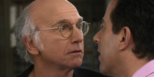 Larry david face check II — Reaction meme