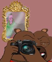 Bobo snapping picture pink wojak — Bobo meme
