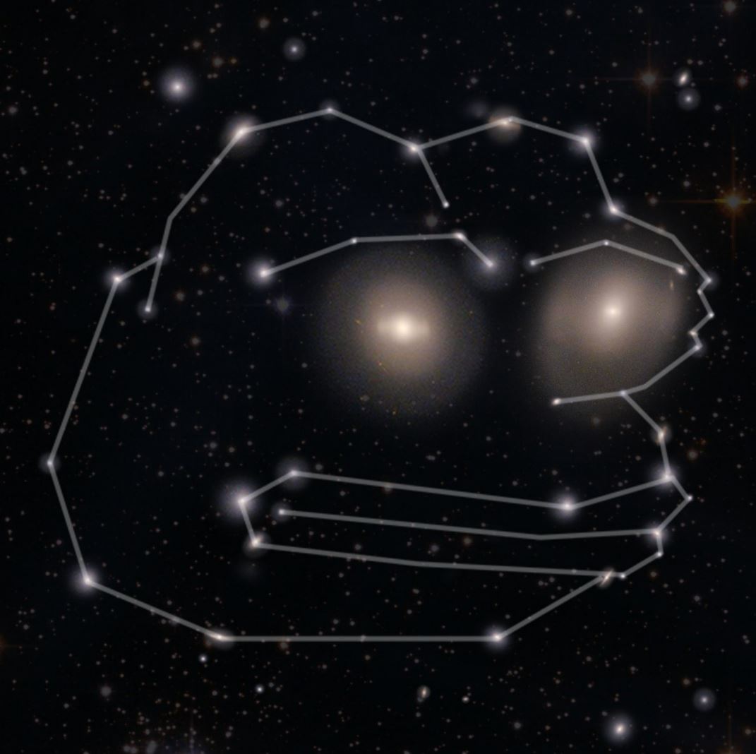 Pepe stars constellation — Pepe meme