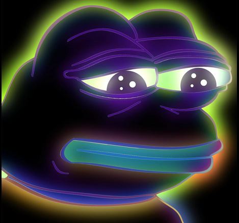 Pepe dark neon — Pepe meme