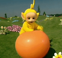 Teletubby Bouncing Ball — Reaction meme