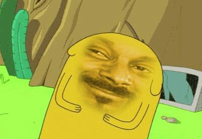 Adventure time snoop — Reaction meme