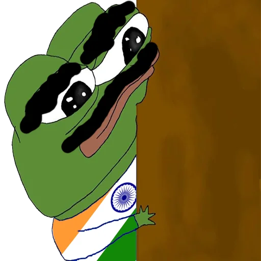 Head tilted Jeet Degen sticker — Sticker Packs meme