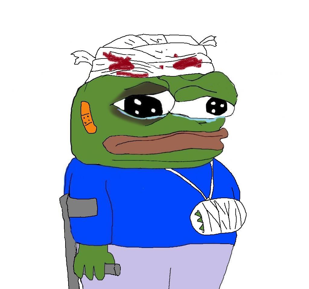 Pepe hurt bad — Pepe meme