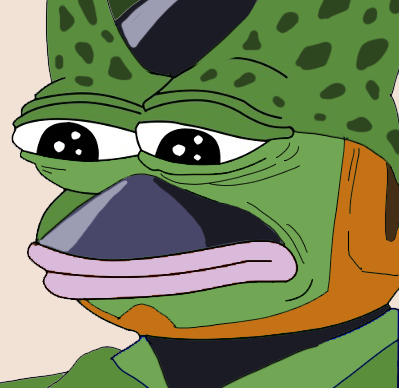 Pepe sad cell dbz — Pepe meme