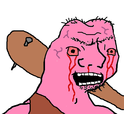 Pink wojak grug — Wojak meme