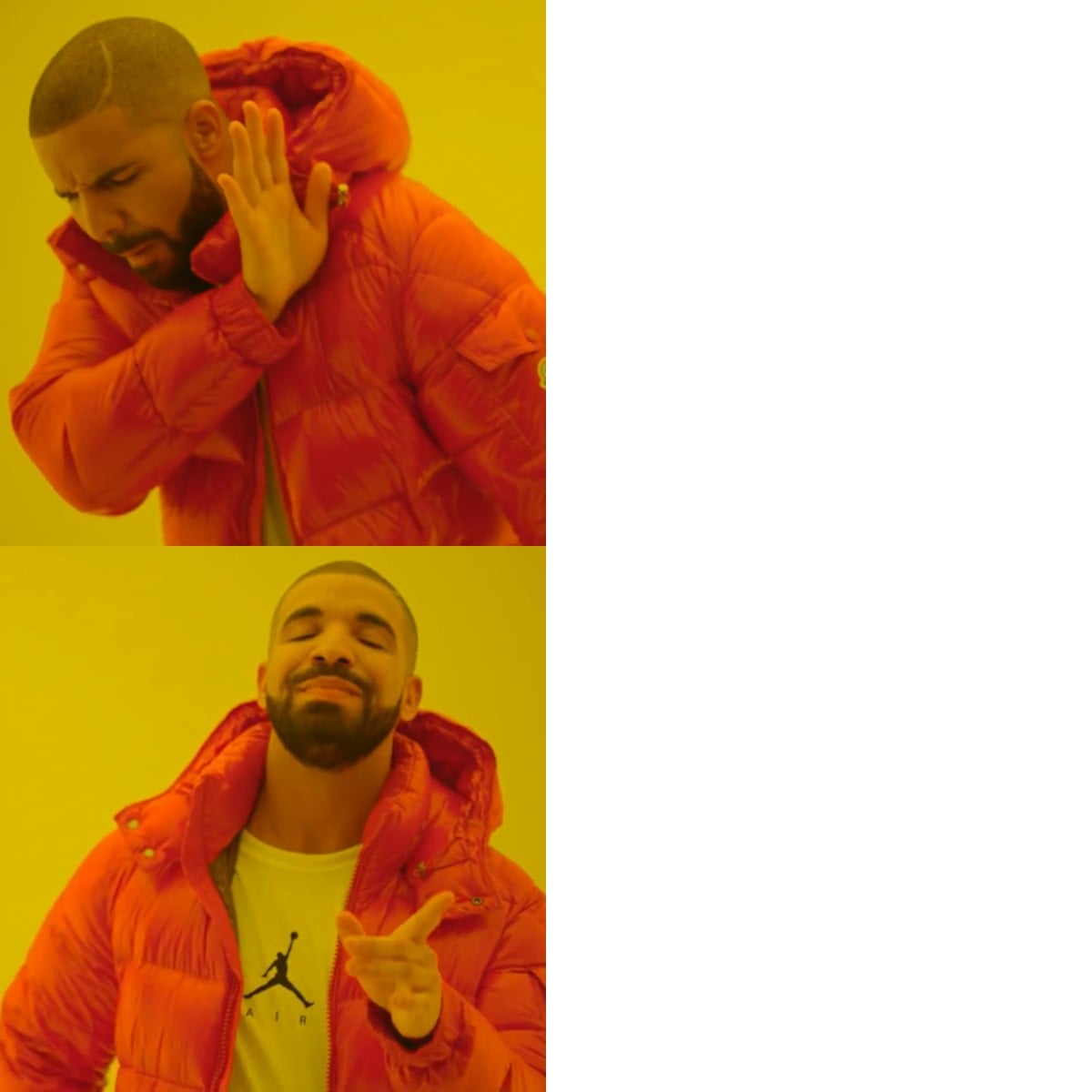 Drake hotline bling meme template — Templates meme