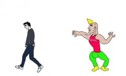 Virgin vs Chad meme template — Templates meme