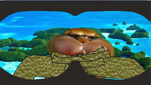 Clam island Groyper sticker — Sticker Packs meme
