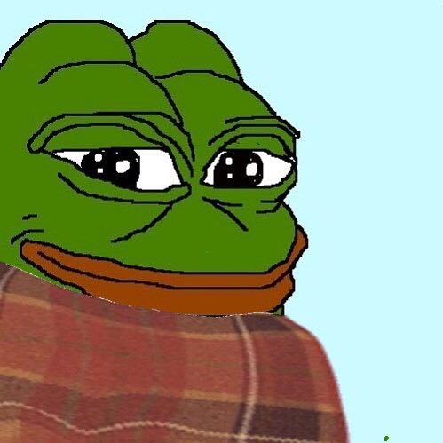 Pepe comfy closeup — Pepe meme